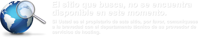 Sitio no disponible en este momento. Intente m�s tarde.